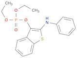 Phosphoric acid, diethyl 2-(phenylamino)benzo[b]thien-3-yl ester