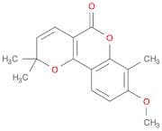 2H,5H-Pyrano[3,2-c][1]benzopyran-5-one, 8-methoxy-2,2,7-trimethyl-