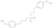 Benzene, 1-methoxy-4-[3-[[4-(4-methoxyphenyl)butyl]sulfonyl]propyl]-