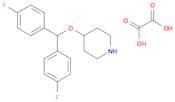 Piperidine, 4-[bis(4-fluorophenyl)methoxy]-, ethanedioate (1:1)
