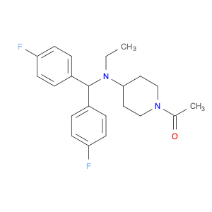 4-Piperidinamine, 1-acetyl-N-[bis(4-fluorophenyl)methyl]-N-ethyl-