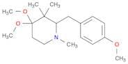 Piperidine, 4,4-dimethoxy-2-[(4-methoxyphenyl)methyl]-1,3,3-trimethyl-