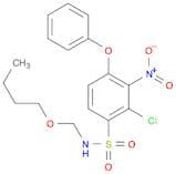 Benzenesulfonamide, N-(butoxymethyl)-2-chloro-3-nitro-4-phenoxy-