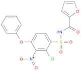 2-Furancarboxamide, N-[(2-chloro-3-nitro-4-phenoxyphenyl)sulfonyl]-