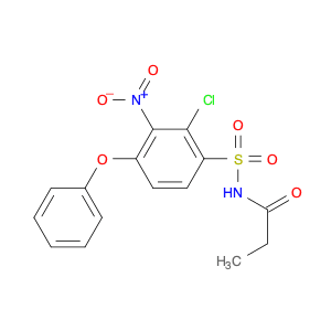 Propanamide, N-[(2-chloro-3-nitro-4-phenoxyphenyl)sulfonyl]-