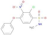 Benzenesulfonamide, 2-chloro-N-methyl-3-nitro-4-phenoxy-