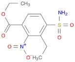 Benzoic acid, 4-(aminosulfonyl)-3-ethyl-2-nitro-, ethyl ester