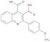 3,4-Quinolinedicarboxylic acid, 2-(4-methoxyphenyl)-