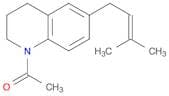 Quinoline, 1-acetyl-1,2,3,4-tetrahydro-6-(3-methyl-2-butenyl)-