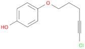Phenol, 4-[(5-chloro-4-pentynyl)oxy]-