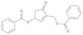 2-Cyclopenten-1-one, 4-(benzoyloxy)-2-[(benzoyloxy)methyl]-, (R)-