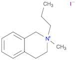 Isoquinolinium, 1,2,3,4-tetrahydro-2-methyl-2-propyl-, iodide