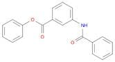 Benzoic acid, 3-(benzoylamino)-, phenyl ester