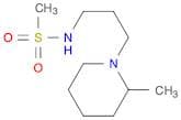 Methanesulfonamide, N-[3-(2-methyl-1-piperidinyl)propyl]-