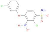 Benzenesulfonamide, 2-chloro-4-(3-chlorophenoxy)-3-nitro-