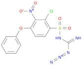 Carbamimidic azide, [(2-chloro-3-nitro-4-phenoxyphenyl)sulfonyl]-