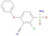 Benzenesulfonamide, 2-chloro-3-cyano-4-phenoxy-