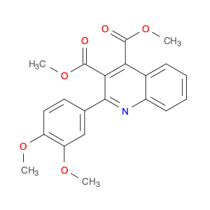 3,4-Quinolinedicarboxylic acid, 2-(3,4-dimethoxyphenyl)-, dimethyl ester
