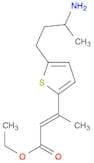 2-Butenoic acid, 3-[5-(3-aminobutyl)-2-thienyl]-, ethyl ester, (E)-