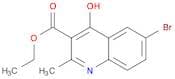 3-Quinolinecarboxylic acid, 6-bromo-4-hydroxy-2-methyl-, ethyl ester