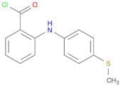 Benzoyl chloride, 2-[[4-(methylthio)phenyl]amino]-