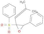 Oxirane, 2-(2-methyl-1-propenyl)-3-phenyl-2-(phenylsulfonyl)-