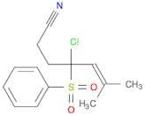 5-Heptenenitrile, 4-chloro-6-methyl-4-(phenylsulfonyl)-