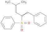 Benzene, [[3-methyl-1-(phenylmethylene)-2-butenyl]sulfonyl]-
