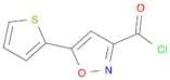 3-Isoxazolecarbonylchloride, 5-(2-thienyl)-
