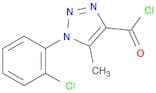 1H-1,2,3-Triazole-4-carbonyl chloride, 1-(2-chlorophenyl)-5-methyl-