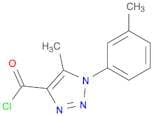 1H-1,2,3-Triazole-4-carbonyl chloride, 5-methyl-1-(3-methylphenyl)-