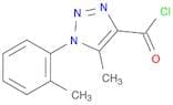 1H-1,2,3-Triazole-4-carbonyl chloride, 5-methyl-1-(2-methylphenyl)-