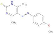 2(1H)-Pyrimidinethione, 5-[(4-methoxyphenyl)azo]-4,6-dimethyl-