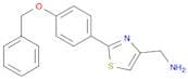 (2-(4-(Benzyloxy)phenyl)thiazol-4-yl)methanamine