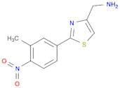 (2-(3-Methyl-4-nitrophenyl)thiazol-4-yl)methanamine