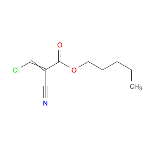 2-Propenoic acid, 3-chloro-2-cyano-, pentyl ester