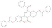 2H-1-BENZOPYRAN-2-ONE, 7-(BENZOYLOXY)-3-[2,4-BIS(BENZOYLOXY)PHENYL]-4-METHYL-