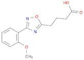 4-[3-(2-Methoxyphenyl)-1,2,4-oxadiazol-5-yl]butanoic acid