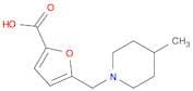 5-(4-Methyl-piperidin-1-ylmethyl)-furan-2-carboxylic acid