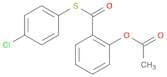 Benzenecarbothioic acid, 2-(acetyloxy)-, S-(4-chlorophenyl) ester