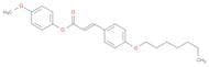 2-Propenoic acid, 3-[4-(heptyloxy)phenyl]-, 4-methoxyphenyl ester, (E)-