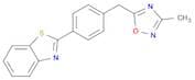 Benzothiazole, 2-[4-[(3-methyl-1,2,4-oxadiazol-5-yl)methyl]phenyl]-