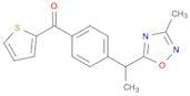 Methanone, [4-[1-(3-methyl-1,2,4-oxadiazol-5-yl)ethyl]phenyl]-2-thienyl-