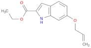 1H-Indole-2-carboxylic acid, 6-(2-propenyloxy)-, ethyl ester