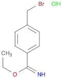 Benzenecarboximidic acid, 4-(bromomethyl)-, ethyl ester, hydrochloride