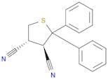 3,4-Thiophenedicarbonitrile, tetrahydro-2,2-diphenyl-, trans-