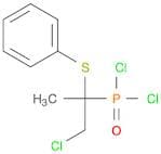 Phosphonic dichloride, [2-chloro-1-methyl-1-(phenylthio)ethyl]-