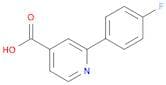 4-Pyridinecarboxylicacid, 2-(4-fluorophenyl)-