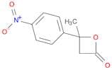 2-Oxetanone, 4-methyl-4-(4-nitrophenyl)-