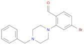 2-(4-Benzylpiperazin-1-yl)-4-bromobenzaldehyde